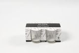 TeaLight holder in glass, H: 6,5 cm, D: 4,5 cm - 4 pcs