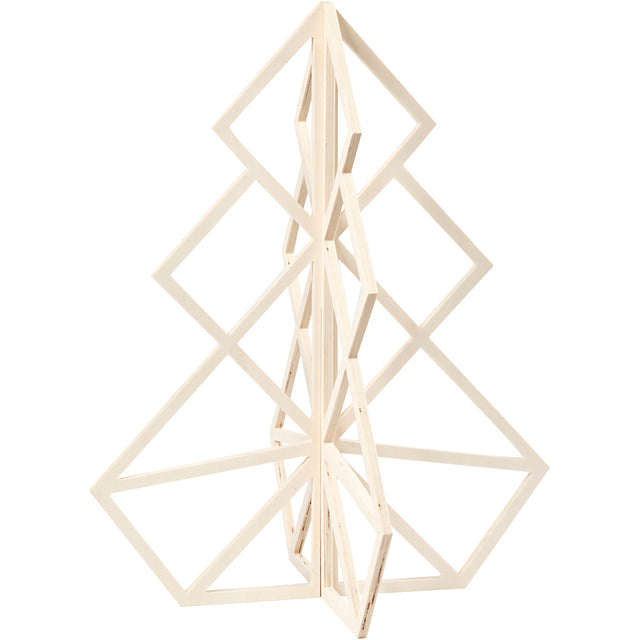 Christmas Tree, H: 60 cm, W: 48 cm, plywood 