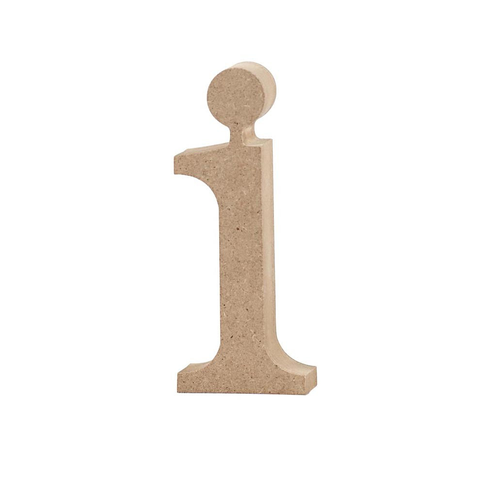 Letter, i, H: 10.5 cm, thickness 2 cm, MDF - 1 pc
