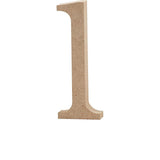 Letter, l, H: 12.7 cm, thickness 2 cm, MDF - 1 pc