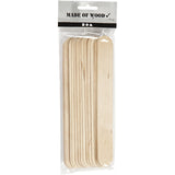 Ice Lolly Sticks, Long, thick, L: 20 cm, W: 25 mm, birch - 15 pcs