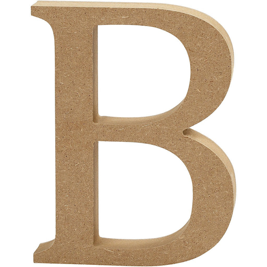 Letter W, H: 8 cm, thickness 1.5 cm, MDF - 1 pc