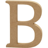 Letter W, H: 8 cm, thickness 1.5 cm, MDF - 1 pc