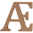Letter Ã†, H: 8 cm, thickness 1.5 cm, MDF 