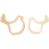 Chick Silhouettes, H: 13 cm, W: 13 cm, plywood, depth 2 cm 