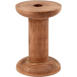 Spool, H: 70 mm, D: 20+48 mm, poplar wood, hole size 10 mm 