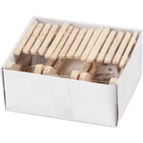 Sledge, size 6.5x2.5 cm, pine - 6 pcs