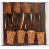 Bottle Stopper, H: 9 cm, D: 15-20 mm, plywood - 12 pcs