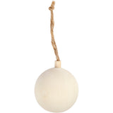 Christmas Ornament, D: 5.5 cm, birch 
