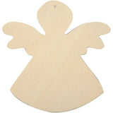 Angel, size 12x11 cm, pine 