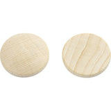 Wooden buttons, D: 25 mm, thickness 5 mm, china berry - 150 pcs