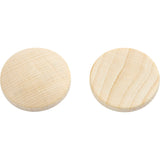 Wooden buttons, D: 25 mm, thickness 5 mm, china berry - 150 pcs