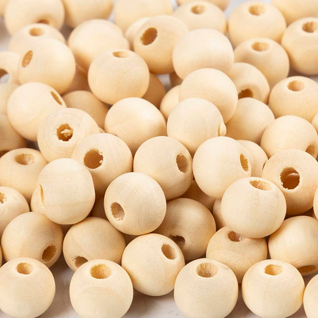 Wooden Bead, D: 8 mm, hole size 2 mm, china berry 