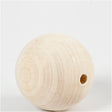 Wooden Bead, D: 60 mm, hole size 9 mm, grass wood 