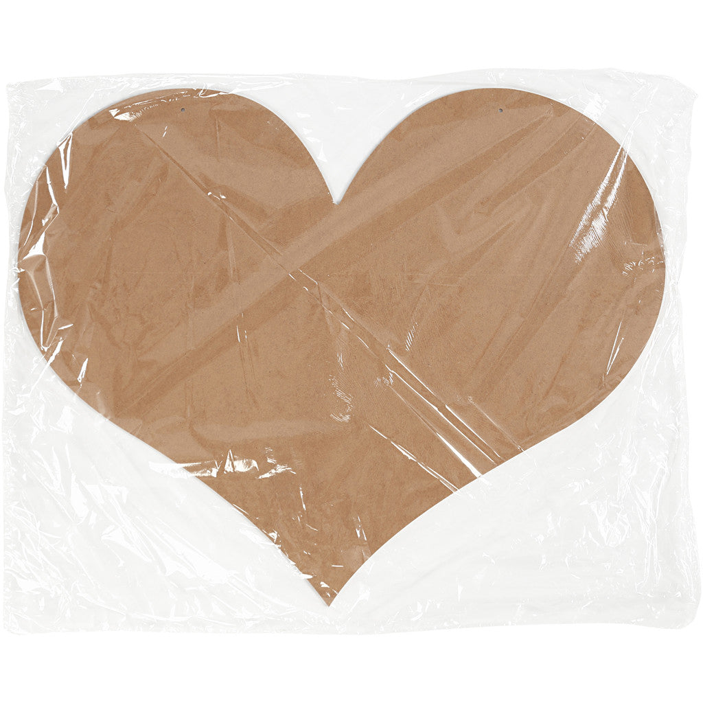 Heart 50x40 cm,  thickness 5 mm - 1 pc