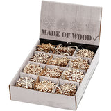 Ornaments, D: 7 cm, thickness 0.3 mm, plywood 