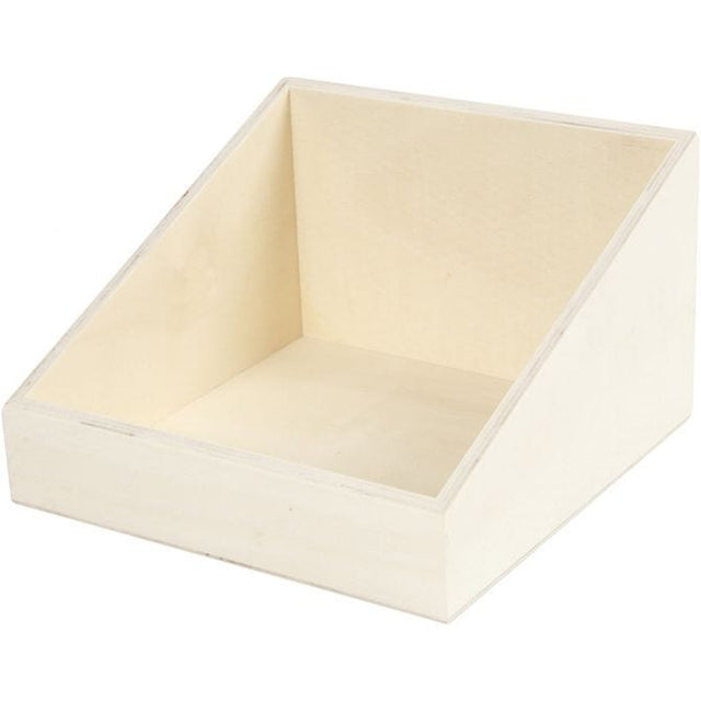 Display box Plywood, 195 mm Width, 120 / 40 mm High and 195 Depth 