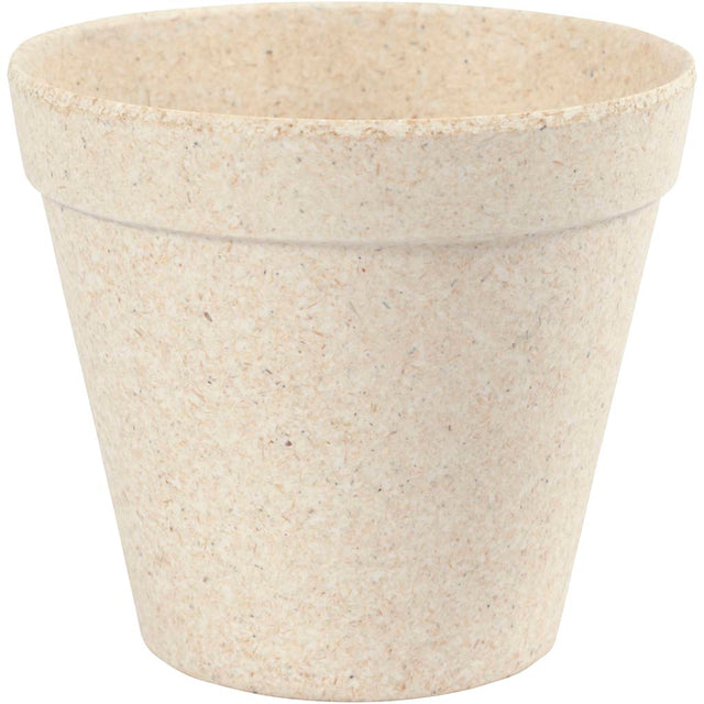 Flowerpot of bamboo fibers, 110x100mm 