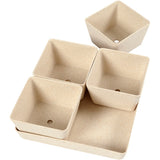 Herbal jars of Bamboo fiber, 195x195x80mm - 1 pc