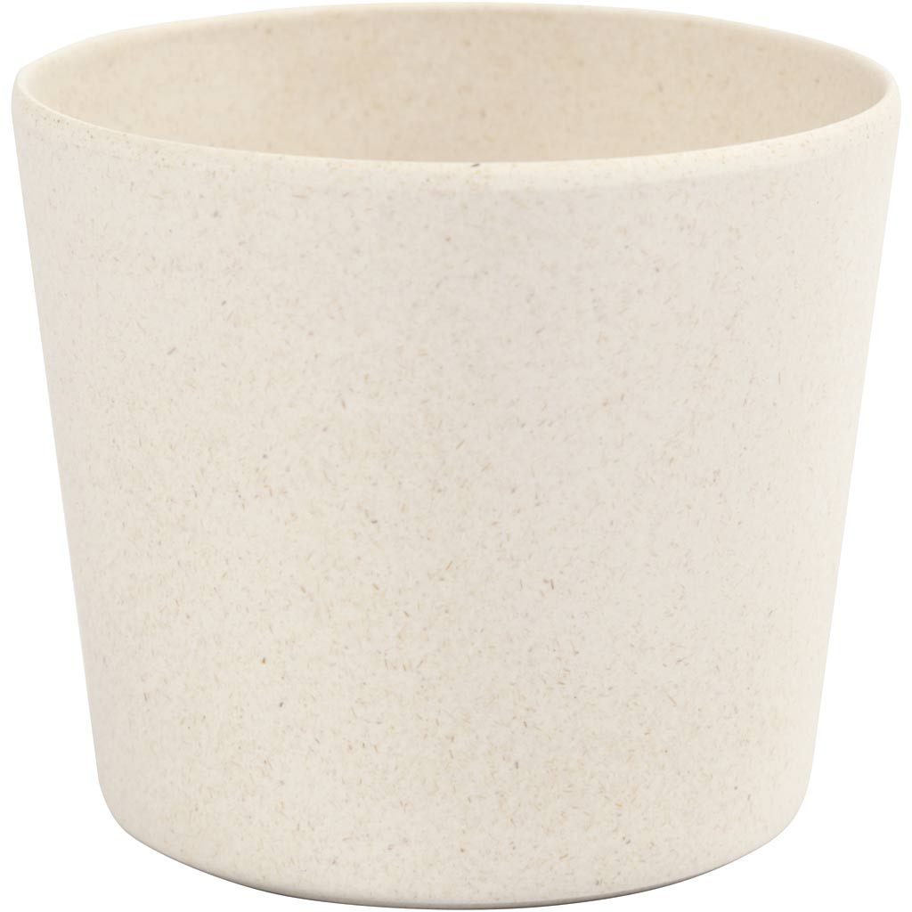 Flowerpot, H: 6,5 cm, D: 7 cm - 1 pc