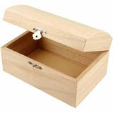 Treasure chest, 215x158x106mm, innersize 200x140x90mm, Empress tree - 1 pc