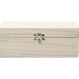 Treasure chest, 215x158x106mm, innersize 200x140x90mm, Empress tree - 1 pc