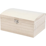 Treasure chest, 215x158x106mm, innersize 200x140x90mm, Empress tree - 1 pc