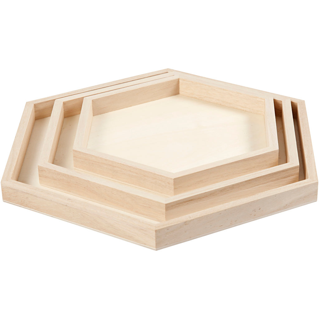 Trays, D: 21+26+31 cm - 3 pcs