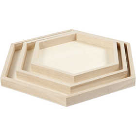 Trays, D: 21+26+31 cm - 3 pcs