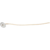 Pre-waxed wicks, L: 110 mm, thickness 2 mm - 10 pcs