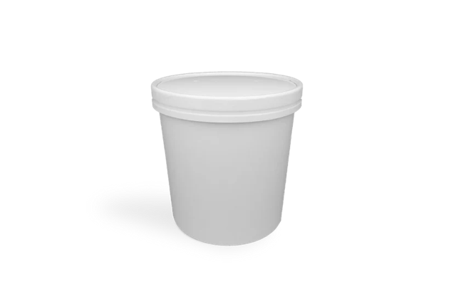 Lid Carton soup cup 750-1000ml Ø118 mm White - 500 pcs