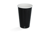 Milkshake cup Carton medium 450ml Ø90 mm 16oz Black FSC®Mix - 500 pcs