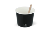 ice cream cup Carton 300ml Ø90 mm 10oz Black FSC®Mix - 1000 pcs