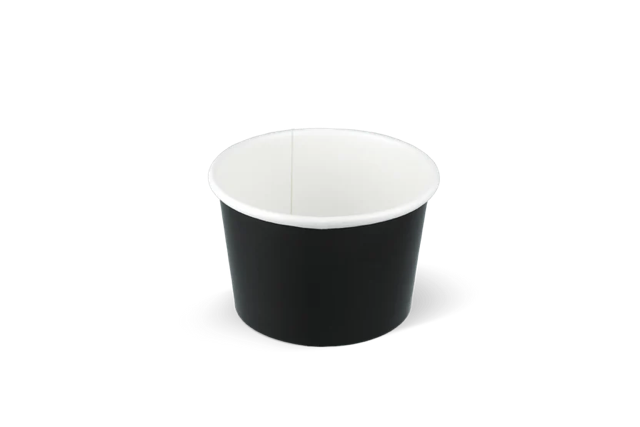 ice cream cup Carton 240ml Ø90 mm 8oz FSC®Mix Black - 1.000 pcs