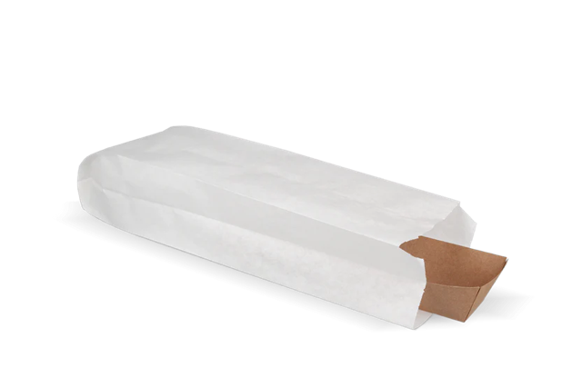 Snack Bags Paper 95x65x320 mm White 45gr - 1.800 pcs