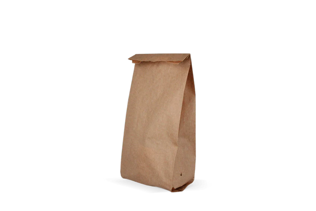 Snack Bags perforated Paper - 1 pond 140x80x320 mm kraft 50gr - 1.200 pcs