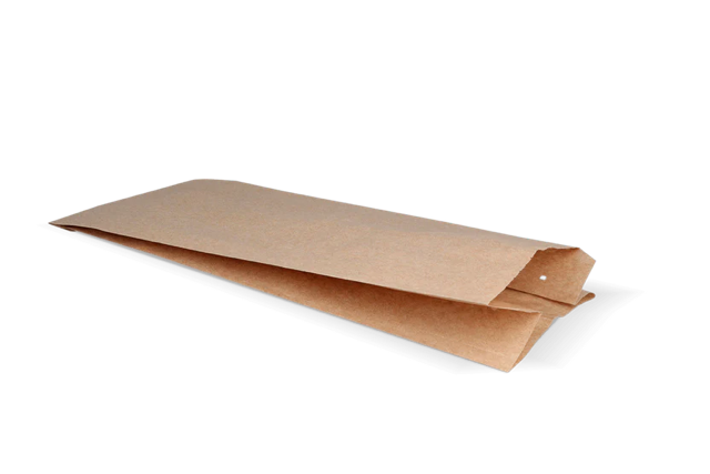 Snack Bags perforated Paper - 3 pond 160x100x360 mm kraft 50gr - 900 pcs