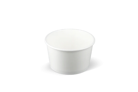 ice cream cup Carton 240ml Ø92 mm 8oz White 