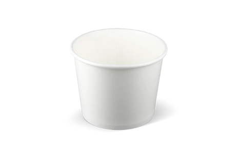 ice cream cup Carton 360ml Ø106mm 12oz White 