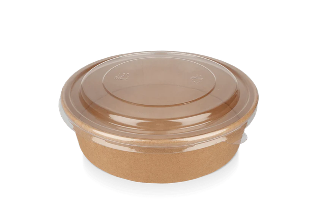 Salad Poke Bowl 900ml 30oz Ø184x50 mm kraft - 300 pcs