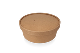 Lid salad Poke Bowl 500-750-1000ml Ø148 mm kraft - 300 pcs