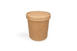 Lid kraft soup cup 240-360ml Ø90 mm - 500 pcs
