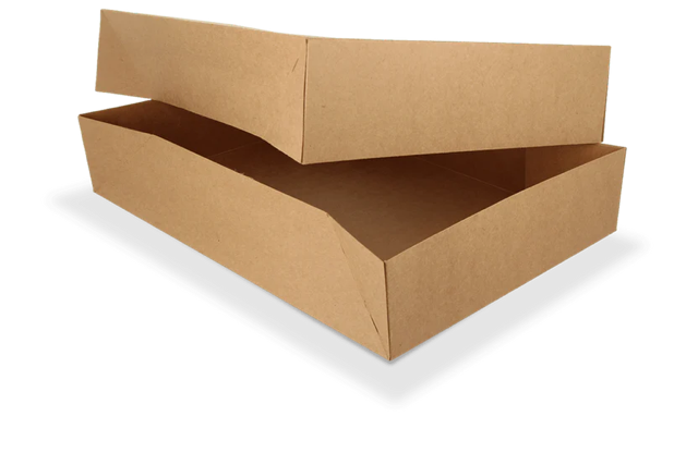 Catering boxes kraft 460x320x80 mm with Window - 50 pcs