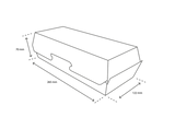 Panini box 265x122x70 mm FSC®Mix Carton - 300 pcs