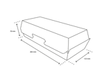 Panini box 265x122x70 mm FSC®Mix Carton - 300 pcs
