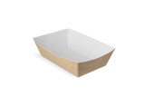 Fries trays A9 kraft/White 