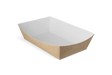 Fries trays A14 kraft/White 