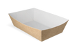 Fries trays A50 kraft/White 