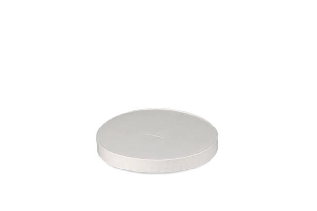 Lid Carton for ice cream & milkshake cup flat with cross Ø90 mm White 