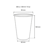 Coffee Cup Carton 300cc 10oz Ø90 mm striped - 1.000 pcs